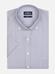 Grey Herringbone short sleeves shirt  - Button down collar