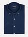 Chemise manches courtes Fulton indigo  - Col boutonné