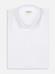 Camicia slim fit oxford biologica lavata in bianco