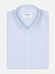 Bio-Tailliertes Hemd aus gewaschenem Oxford himmelblau
