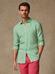 Cody slim fit shirt in green linen