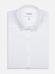 White cotton voile slim fit shirt