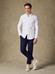 White washed organic oxford slim fit shirt