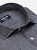 Olaf charcoal linen slim fit shirt 