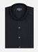 Olaf black linen slim fit shirt