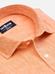 Olaf orange linen slim fit shirt