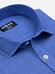 Camicia slim fit slim fit Olaf in lino blu