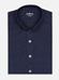 Olaf navy linen slim fit shirt