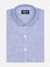 Ted Camicia slim fit slim fit di lino a righe blu