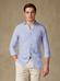 Thom camicia di lino a righe blu