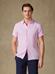 Olaf pink linen shortsleeves shirt