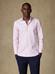 Hidden placketHerringbone shirt - Pink