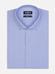 Camicia a mille righe blu - Abbottonatura nascosta