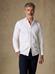 White oxford shirt - Hidden Placket