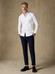 White oxford shirt - Hidden Placket