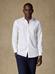 Camisa slim fit Aaron en piqué blanco