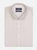 Camisa slim fit Alvin de tejido natté crema