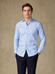 Anthony micro gingham slim fit shirt - Blue sky 