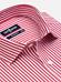 Barry stripe slim fit shirt - Red