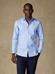 Camicia slim fit slim fit Cameron in twill blu