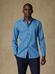 Camicia slim fit slim fit in denim blu