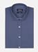 Alvin navy blue slim fit shirt with printed pattern - Extra long sleeves