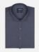 Anthrazitfarbenes, tailliertes Hemd Bob aus Mikro-Oxford - Große Ärmellänge
