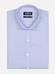 Camisa slim fit Caleb de sarga azul  - Manga Larga