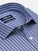 Maxwel navy blue striped slim fit shirt - Extra long sleeves