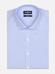 Menthon-Tailliertes Hemd mit himmelblauen Streifen - Große Ärmellänge
