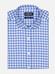 Phil sky blue checked slim fit shirt - Extra long sleeves