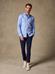 Smith blue braided slim fit shirt - Extra long sleeves