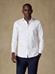 Twill slim fit shirt - White -  Extra long sleeves