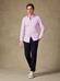 Menthon pink stripe slim fit shirt