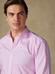 Menthon pink stripe slim fit shirt