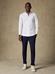 Ivoor Slim fit overhemd met speldenprik