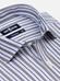 Riley navy and grey striped slim fit shirt