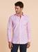 Pink organic natté slim shirt