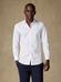 Aiden textured slim fit shirt - White