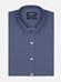 Alvin navy blue slim fit shirt with printed pattern - Small collar