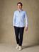 Herringbone slim fit shirt - Blue sky