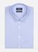 Camisa slim fit Colin de rayas azul claro - Cuello Pequeño