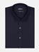 Horace navy textured slim fit shirt - Short Collar