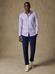 Parma Herringbone slim fit shirt - Short Collar