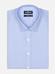 Tailliertes Hemd Landry aus himmelblauem Vichykaro  - Kleiner Kragen