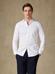 White Pin Point slim fit shirt - Short Collar