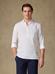 Olaf camisa popover lino blanco