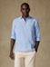 Olaf linen popover shirt sky linen