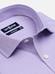 Camisa slim fit violeta de espiga  - Doble puno