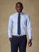 Colin stripe slim fit shirt with double cuffs - Blue sky